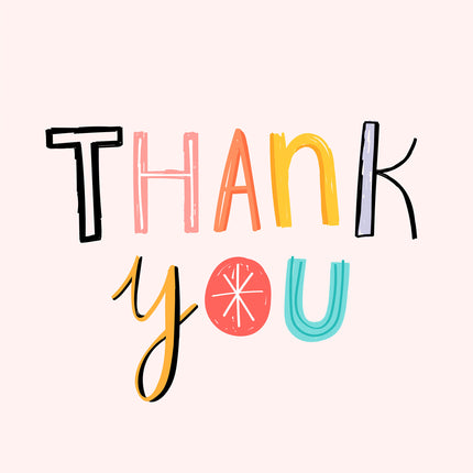 Thank You Card TY009