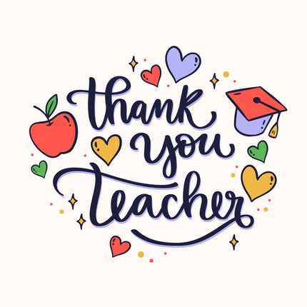 Thank You Teacher Card TYT004